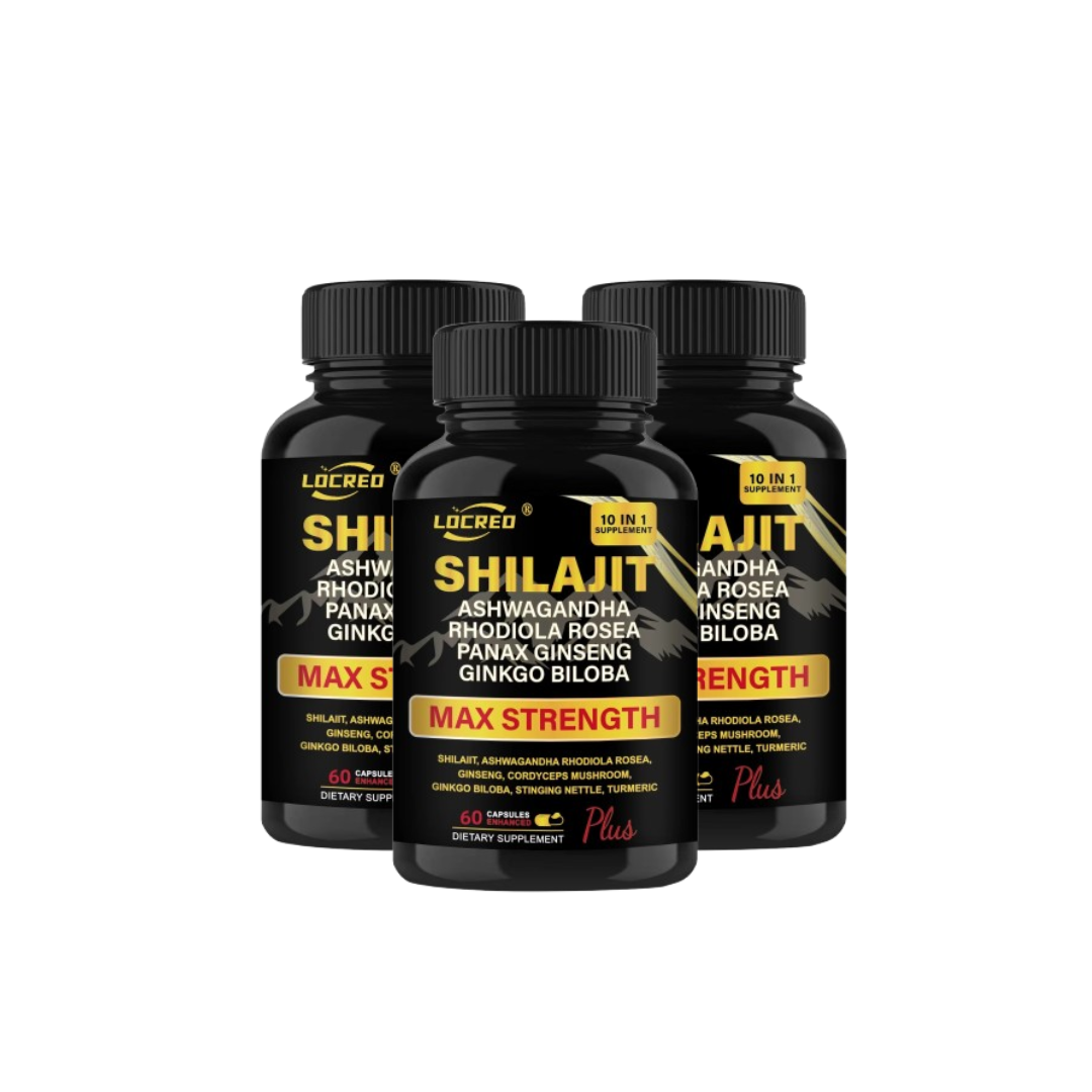 Shilajit Ashwagandha Extra Strength Capsules – Boost Energy, Stamina & Immune Support 60 Capsules