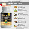 Sea Moss & Black Seed Oil Supplement – 16-in-1 Superfood Blend for Energy, Joints & Immunity 60 Capsules